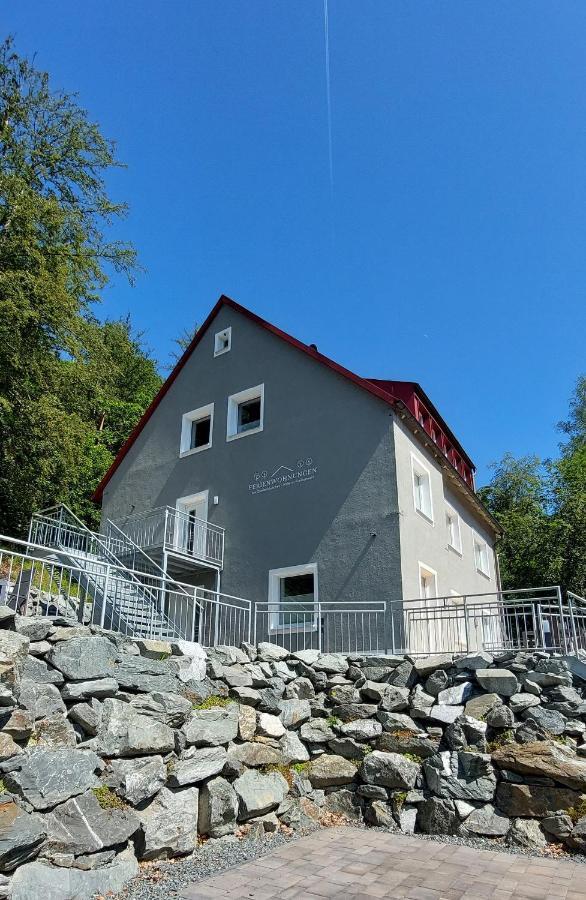Ferienwohnung Am Quellenhaeuschen Naila Exterior foto